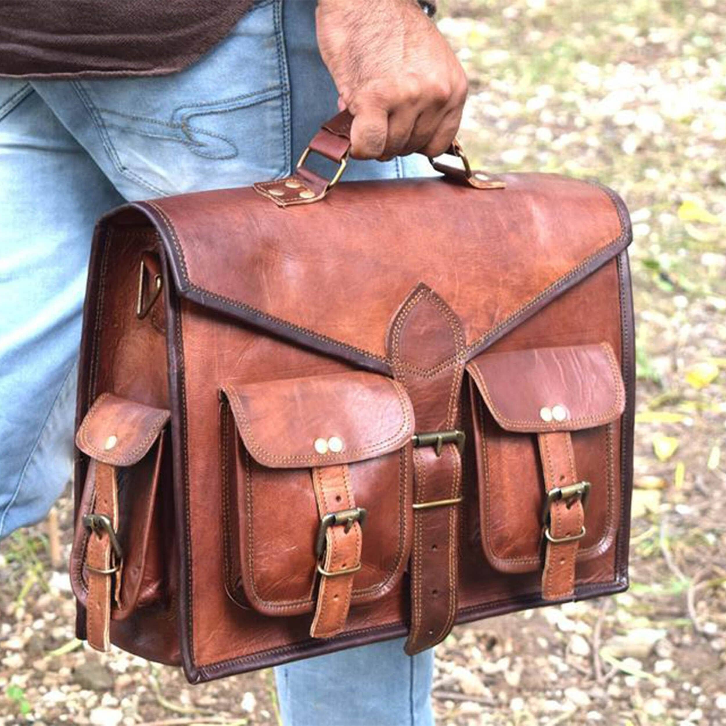 Leather Laptop Messenger Bag Classy Leather Bags Bags