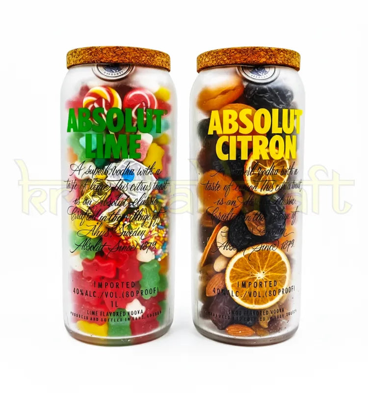 Absolut Lime & Citron Jars – Sustainable Glass Decor