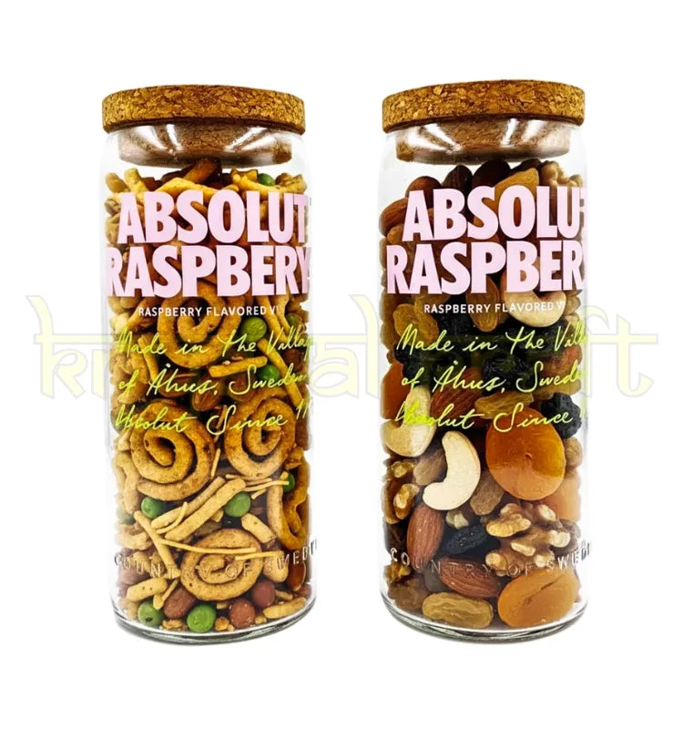 Absolut Raspberri Jars Set