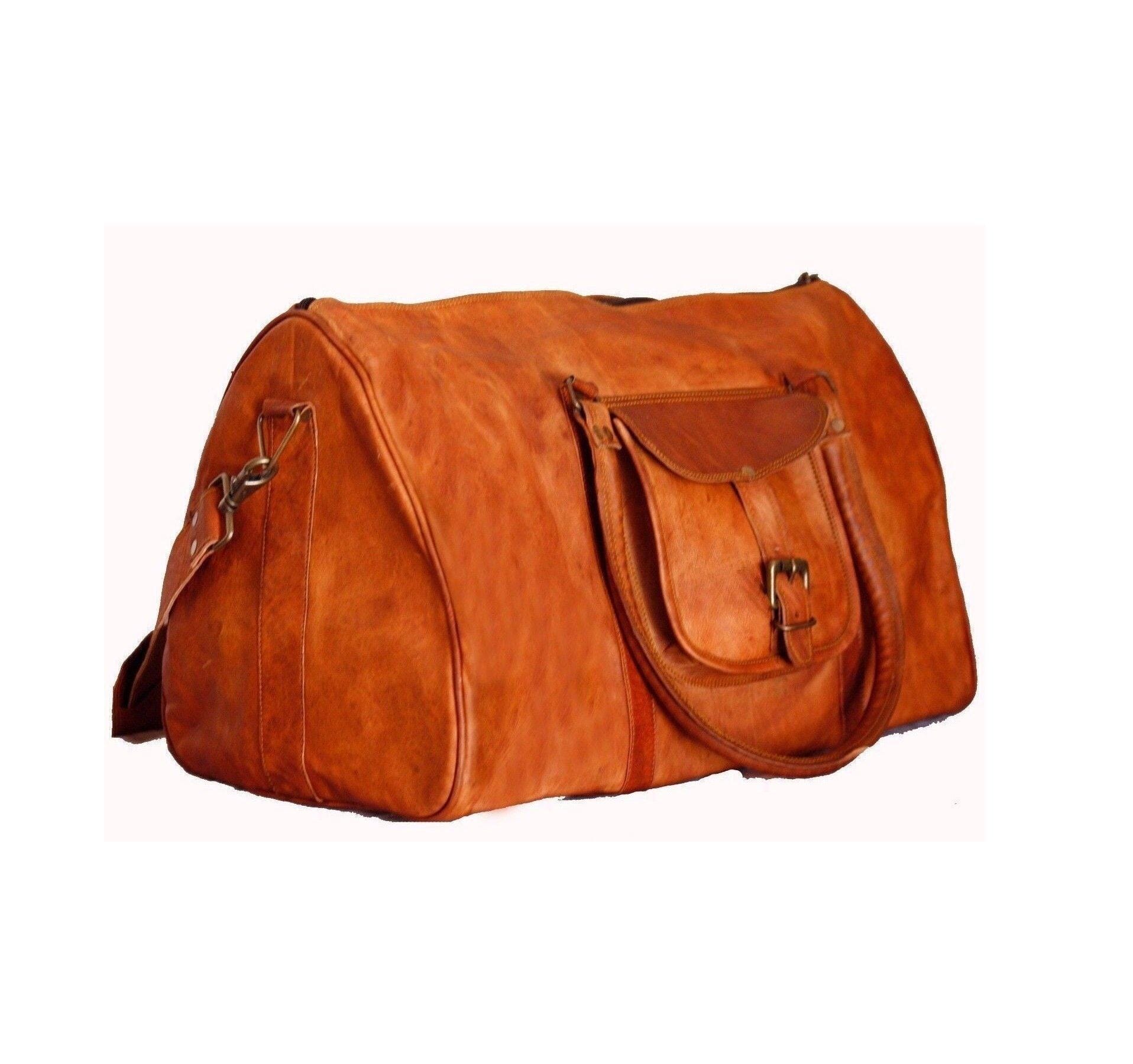 Vintage Leather Travel Weekend Bag Classy Leather Bags Bags