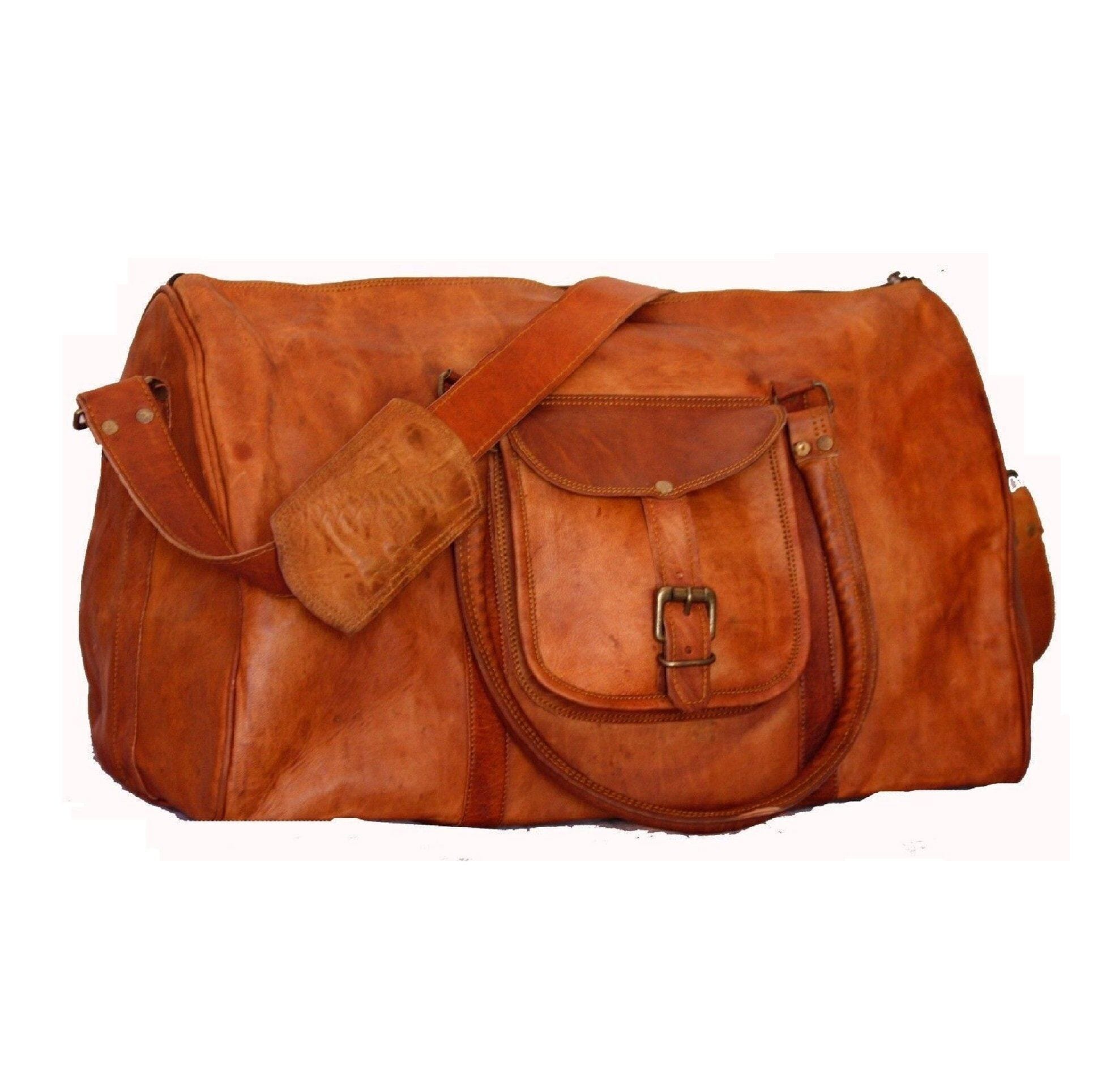 Vintage Leather Travel Weekend Bag Classy Leather Bags Bags