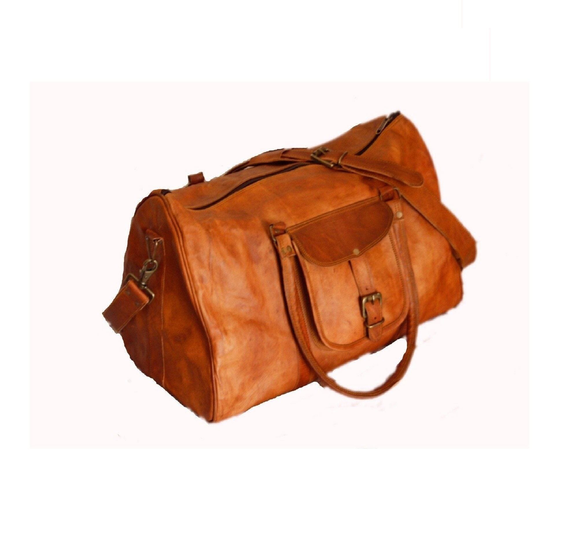 Vintage Leather Travel Weekend Bag Classy Leather Bags Bags