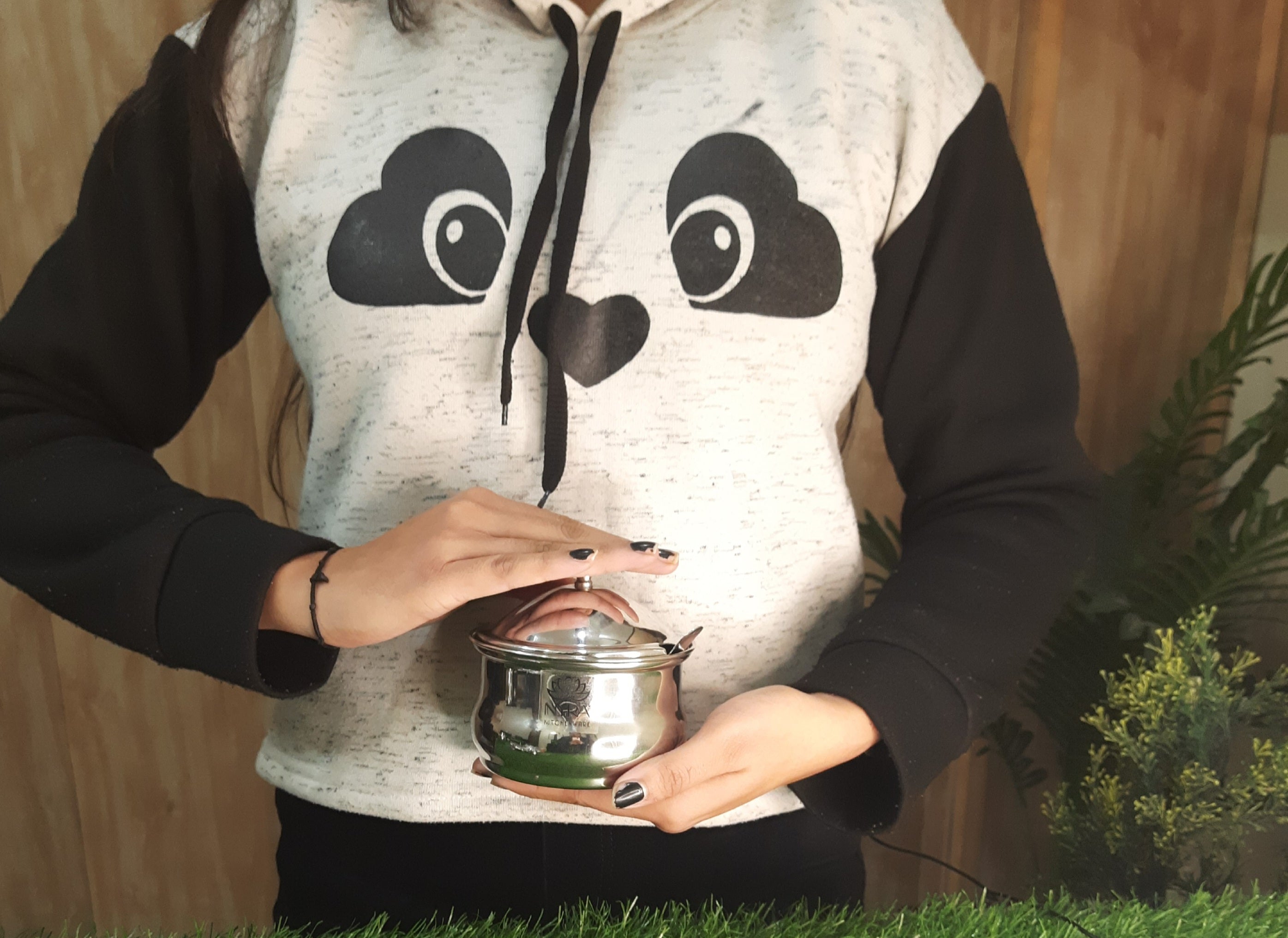 Showing  Stainless Steel Ghee Pot With Spoon 