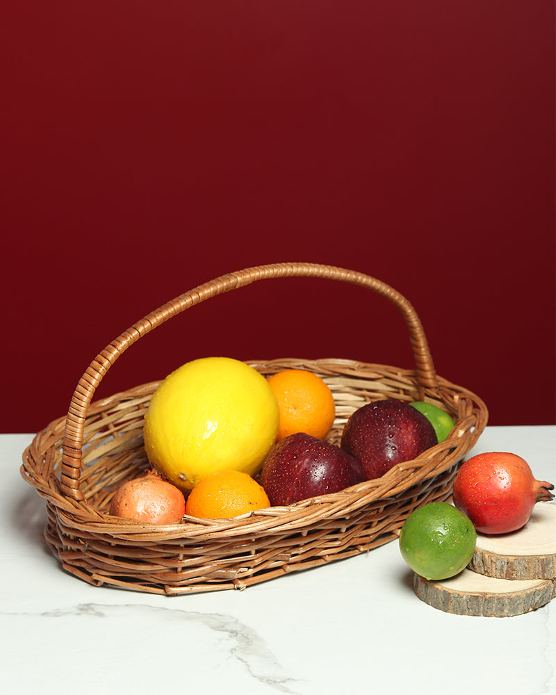 Wicker Oval Hamper & Storage Baskets