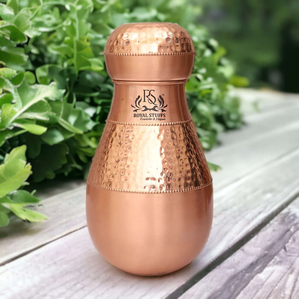 1500 Ml Lotus JAR | Copper Water Container | Water JUG | DRINKWARE | Copper Pitcher