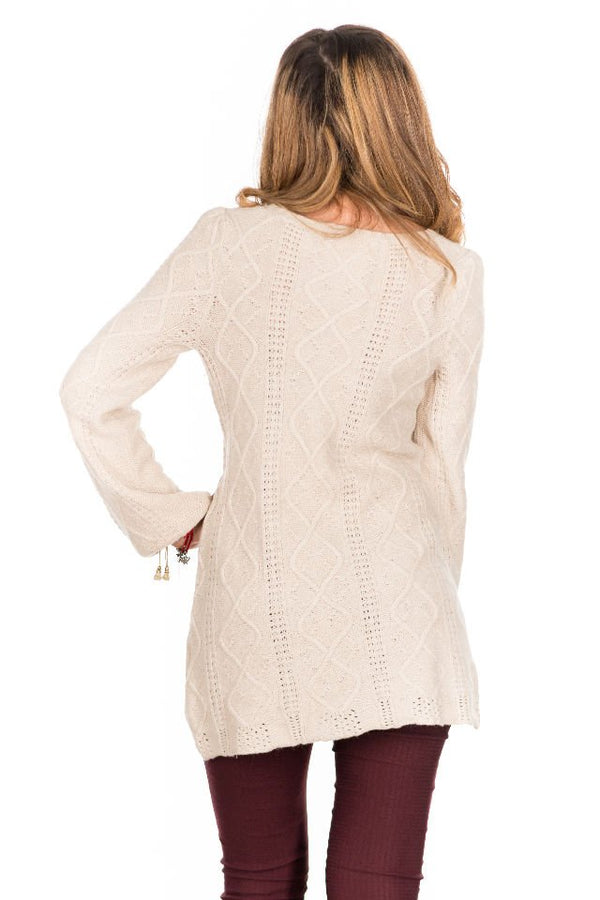 Pulover Bej Mărime M