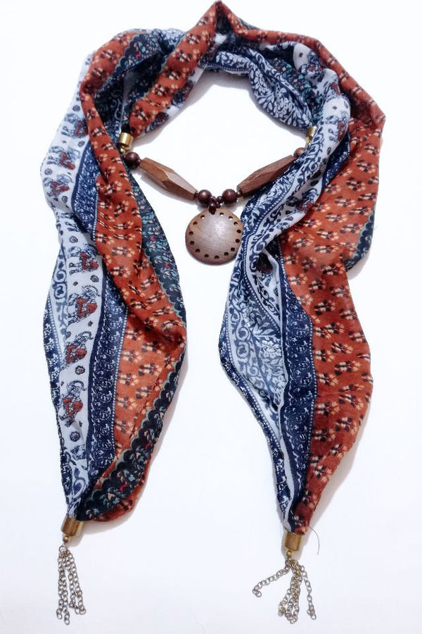 Esarfa Pandantiv Lemn