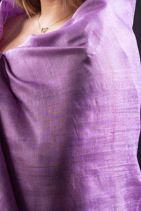 Esarfa matase mov lila