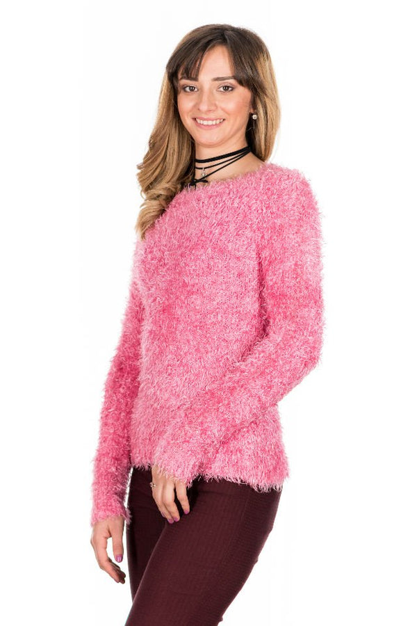 Pulover Pufos Mărime M