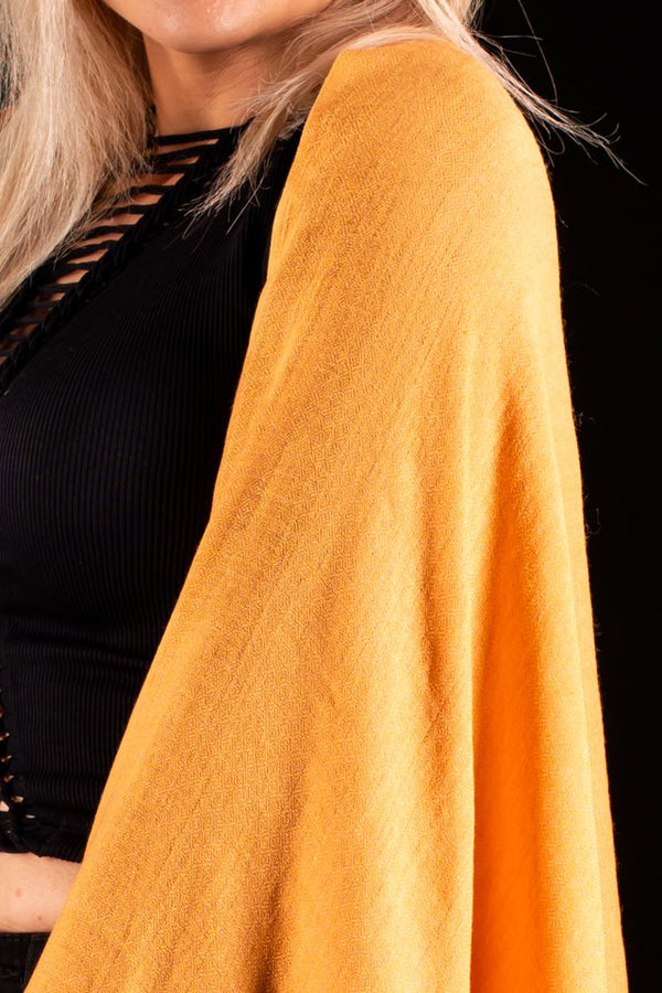 Sal pashmina orange uni