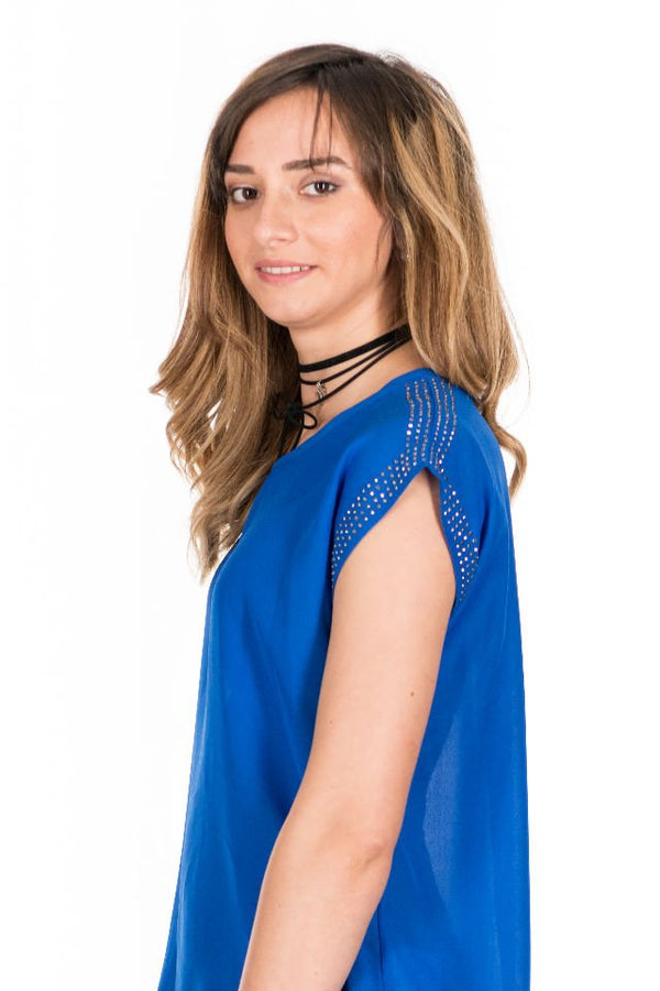 Bluza Chimono Cu Strasuri Marime M