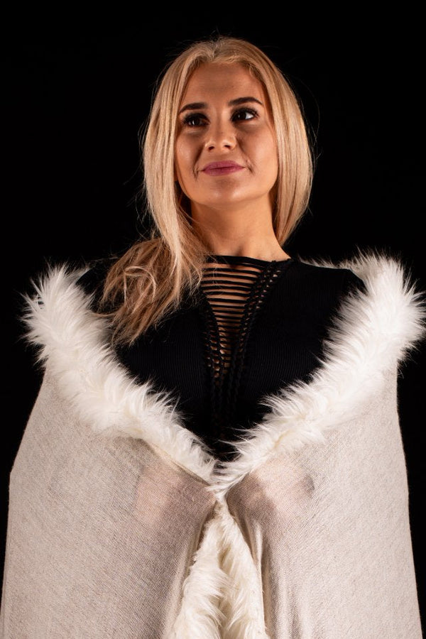 Sal bej uni cu blanita alba India