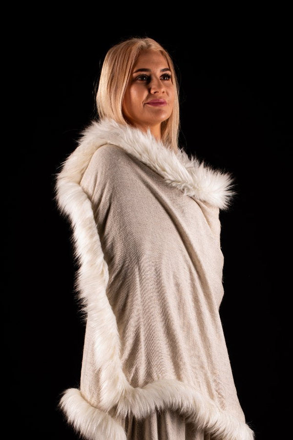 Sal bej uni cu blanita alba India