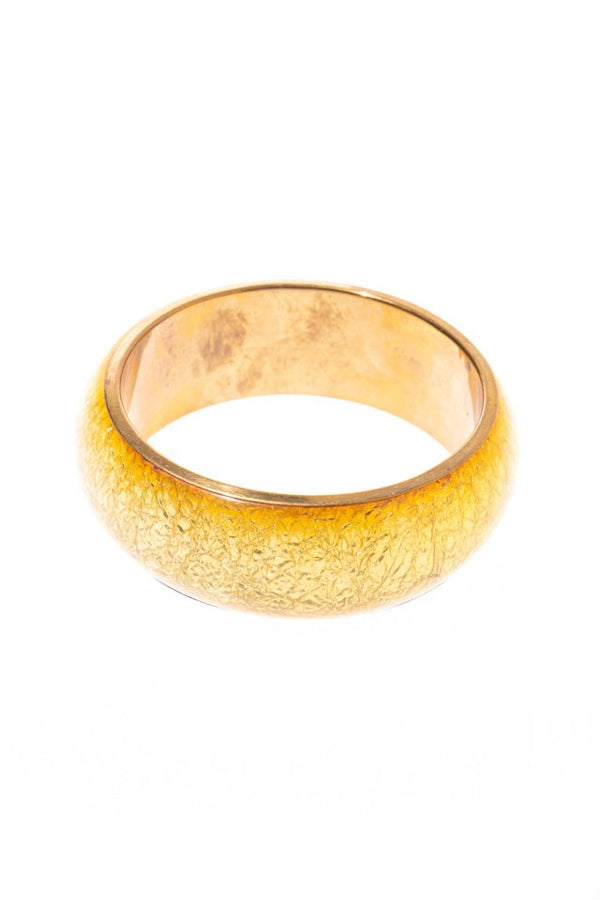 Bratara lata 4cm galben-aurie