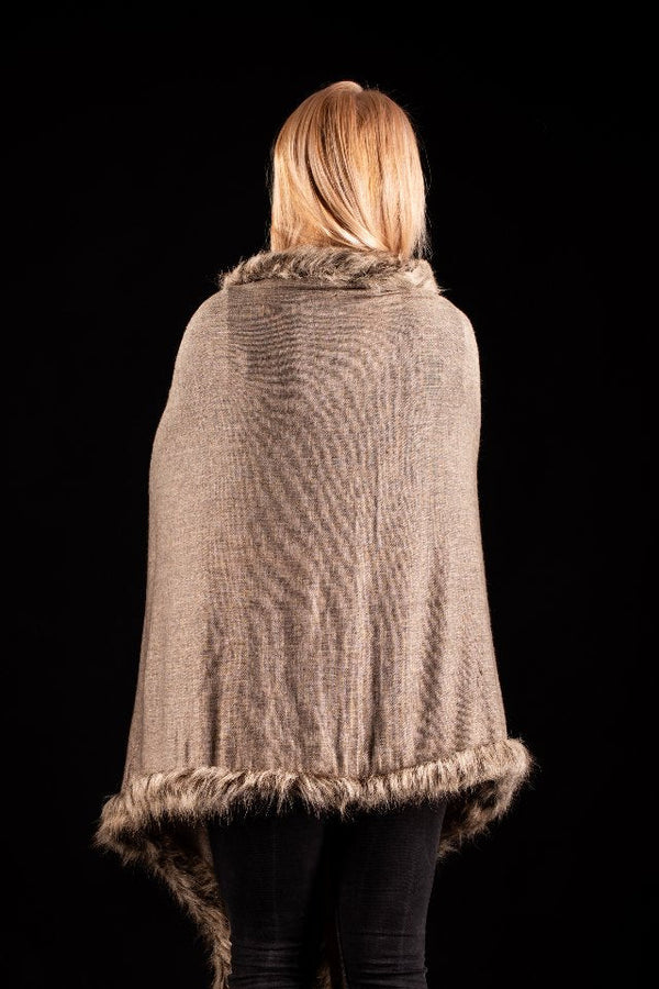 Sal cafeniu deschis uni cu blanita cafenie India