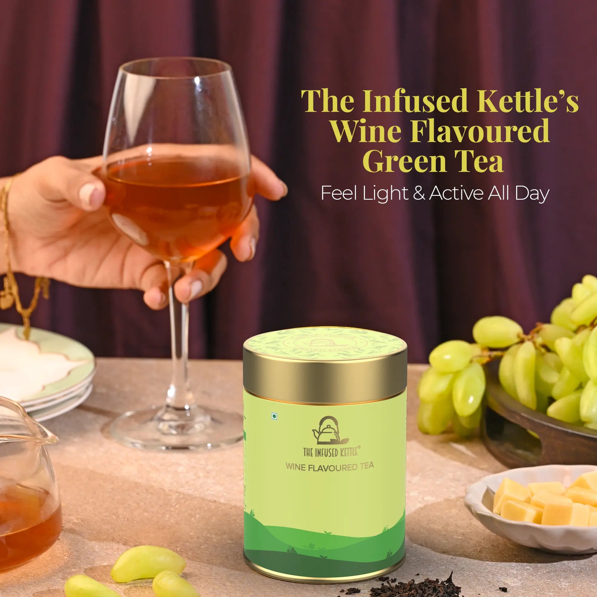 Wine Flavoured Black Tea (Non-Alcoholic)