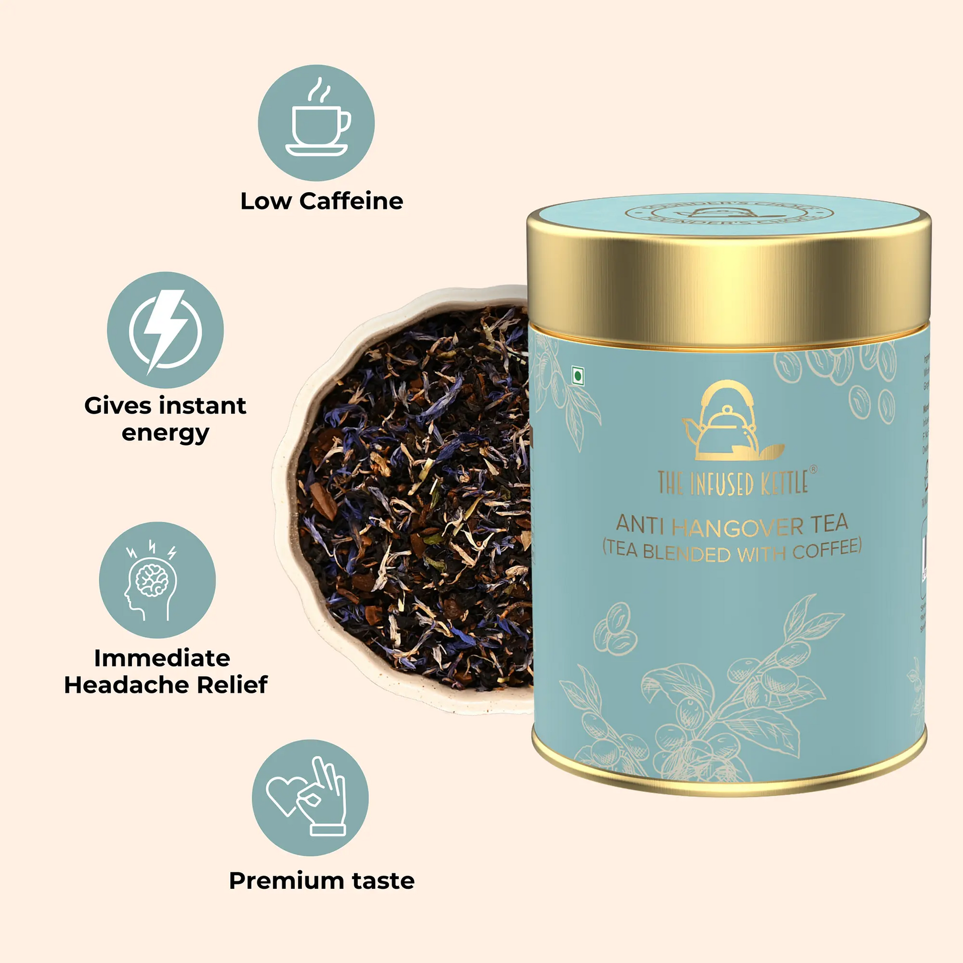 Anti Hangover Black Tea (Coffee Blended)