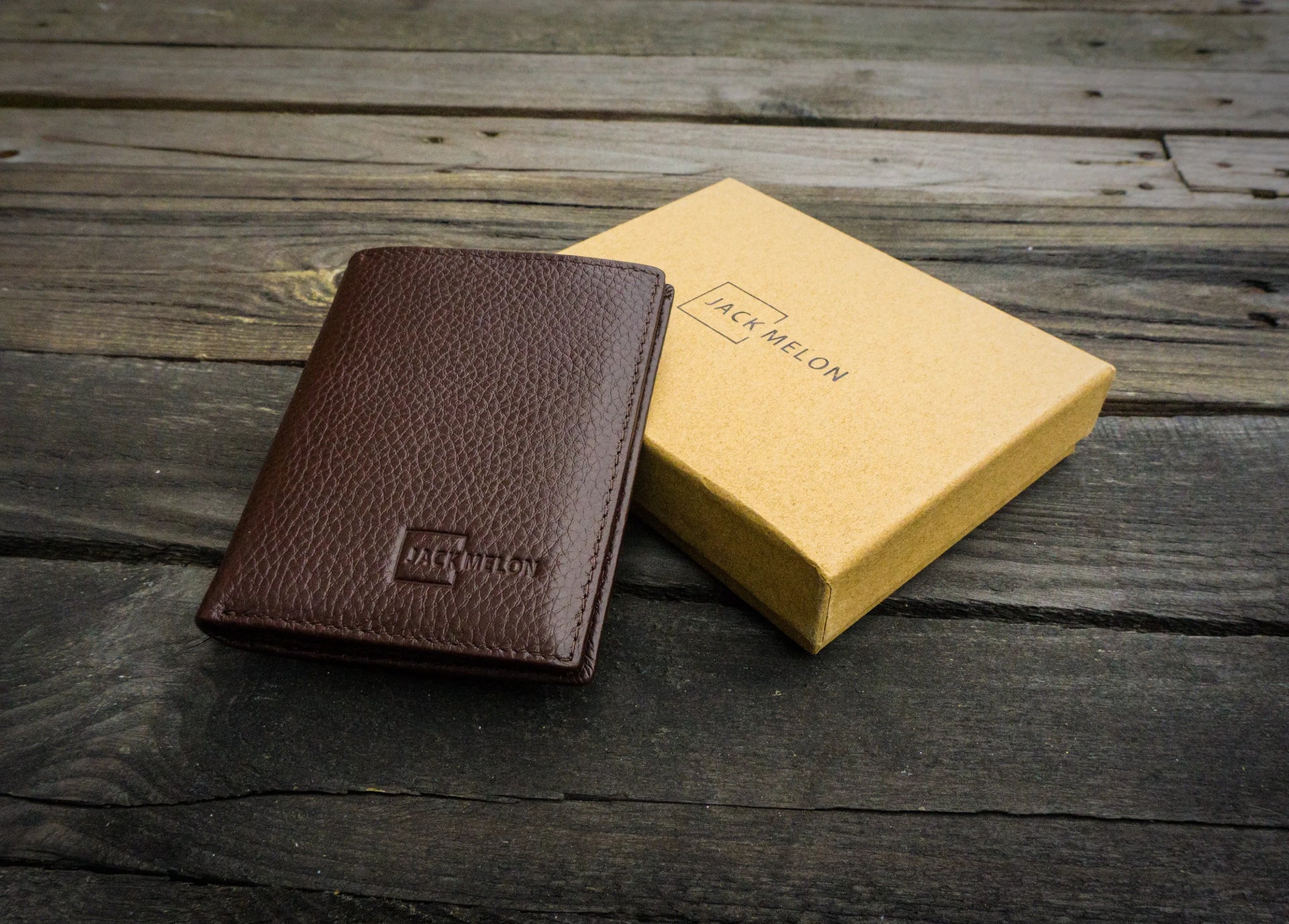 Portofel subtire pentru barbati din piele fara compartiment de monede