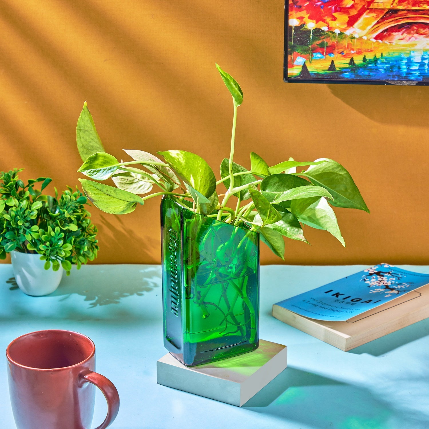 Jägermeister Slant Water Jug or Vase – Bold, Artistic, Sustainable