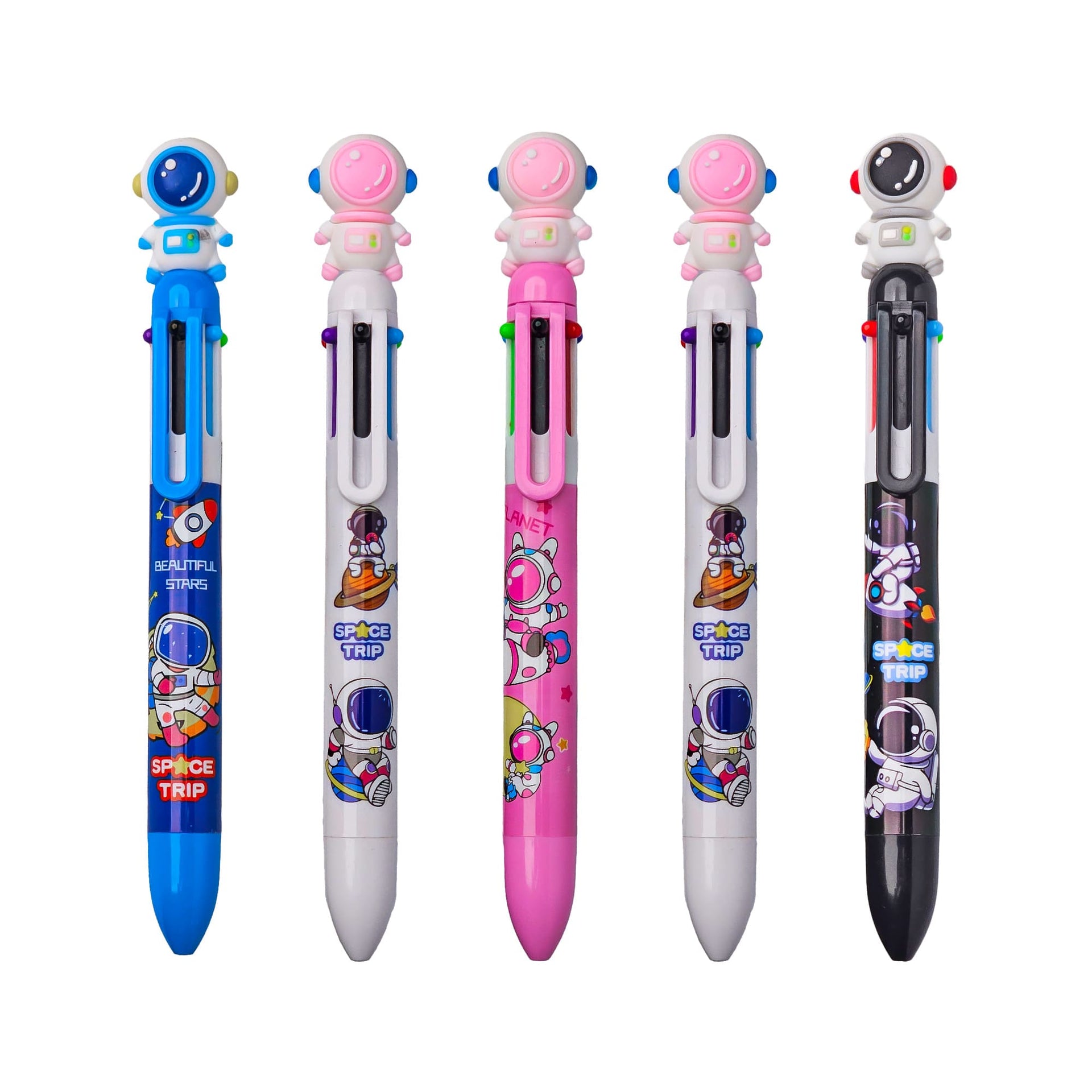 Nasa Multi Colour Kids Pen Pack of 5