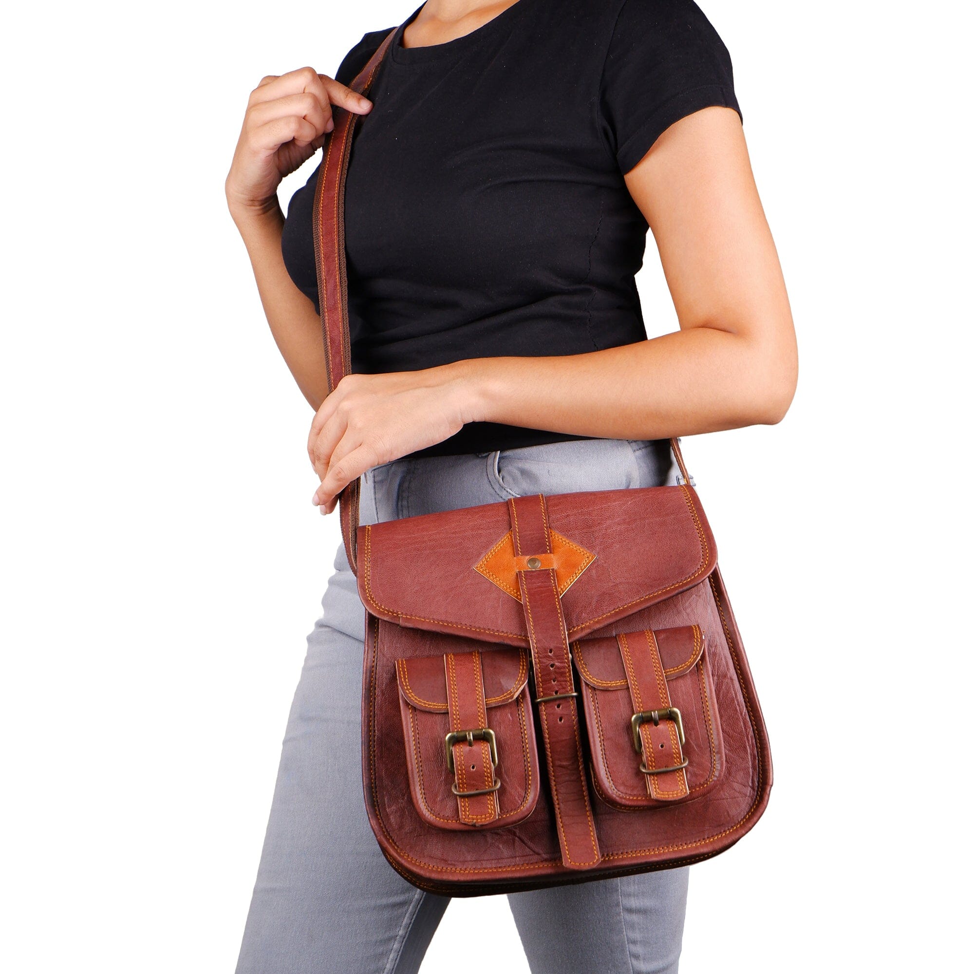 Shop Leather Crossbody Bag from Classy Leather Bags Bags