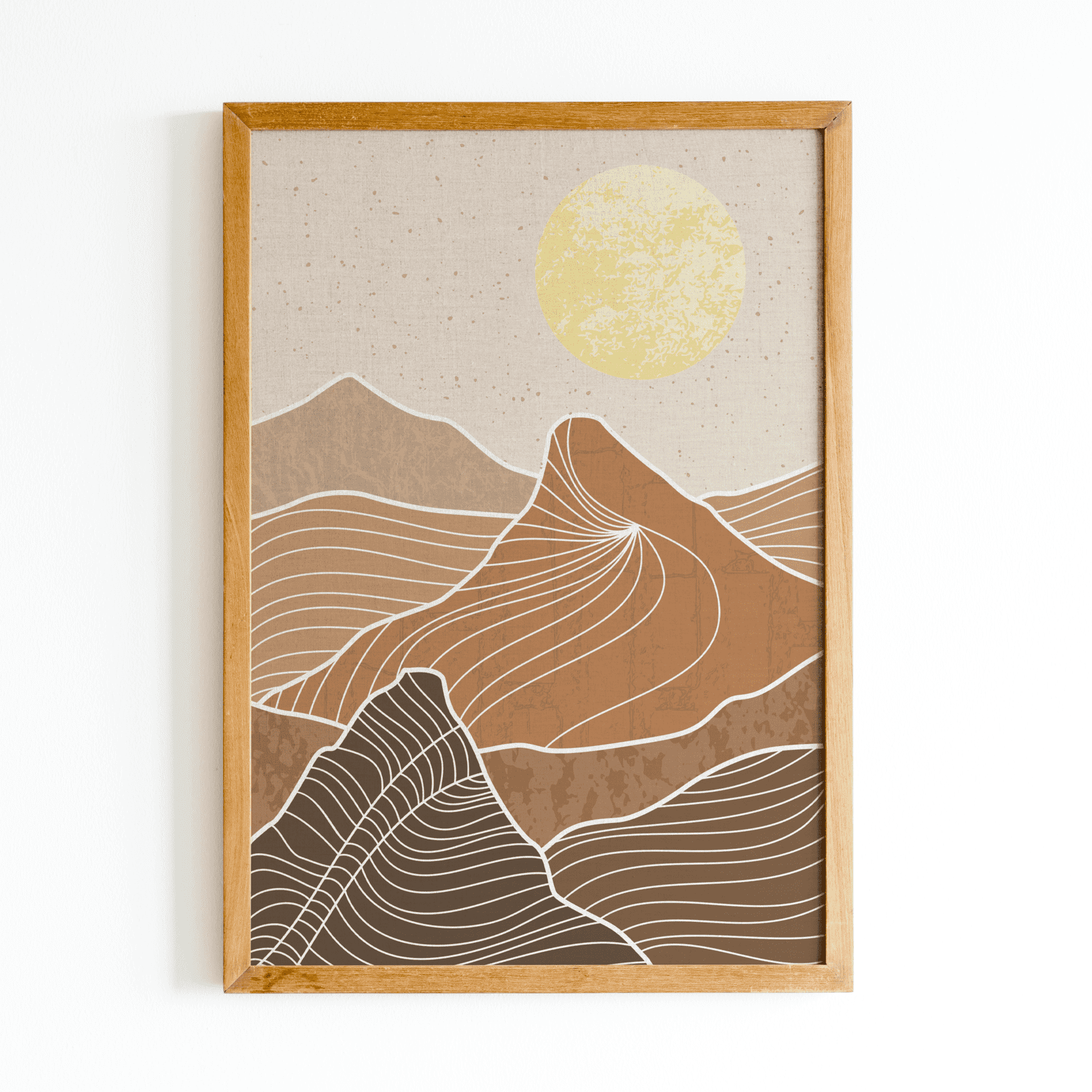 Amber Dusk Framed Artwork