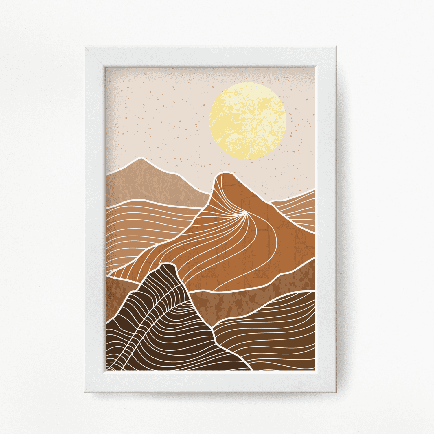 Amber Dusk Framed Artwork