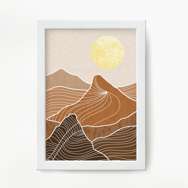 Amber Dusk Framed Artwork