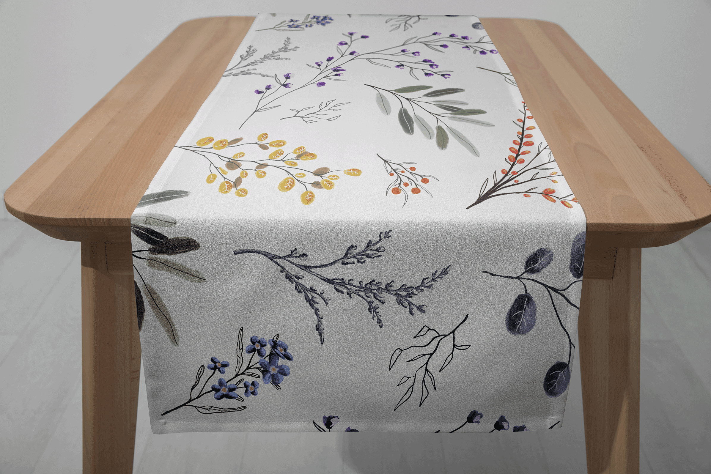 Autumn Berries Table Runner - 4 Seater
