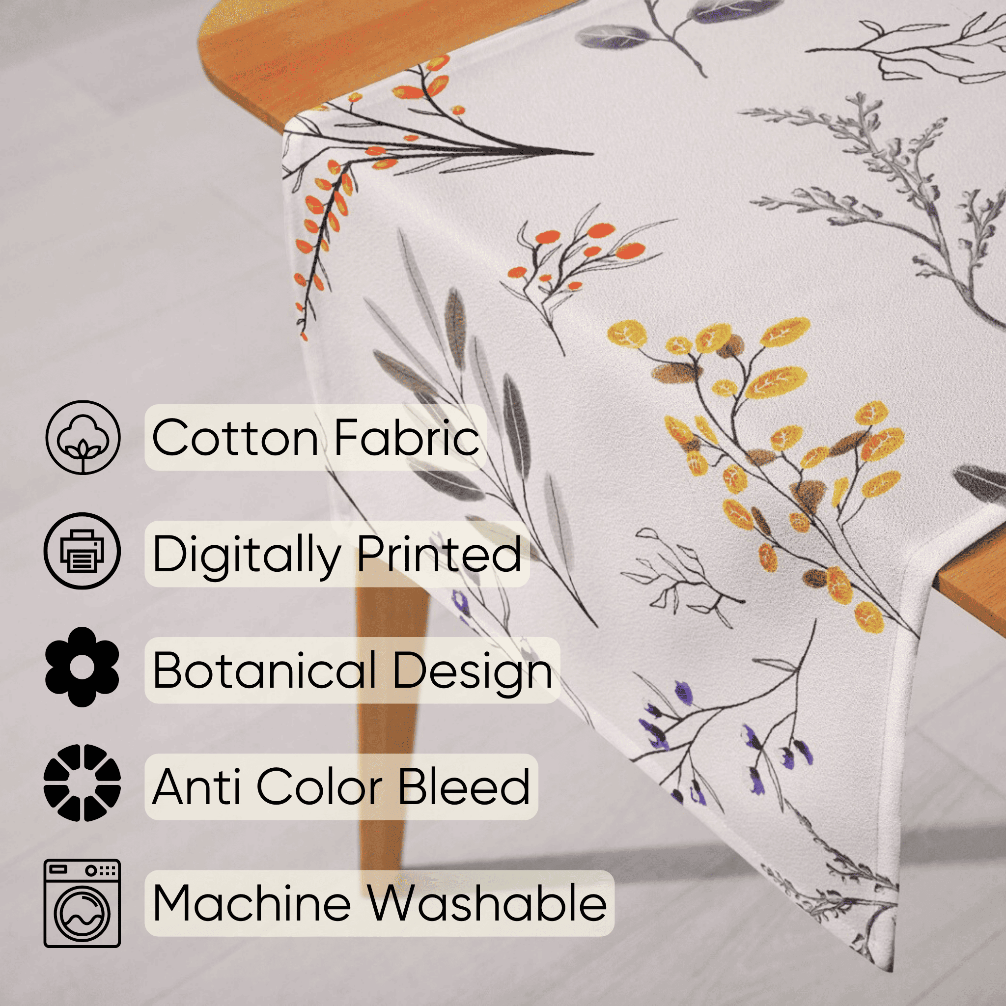 Autumn Berries Table Runner - 4 Seater