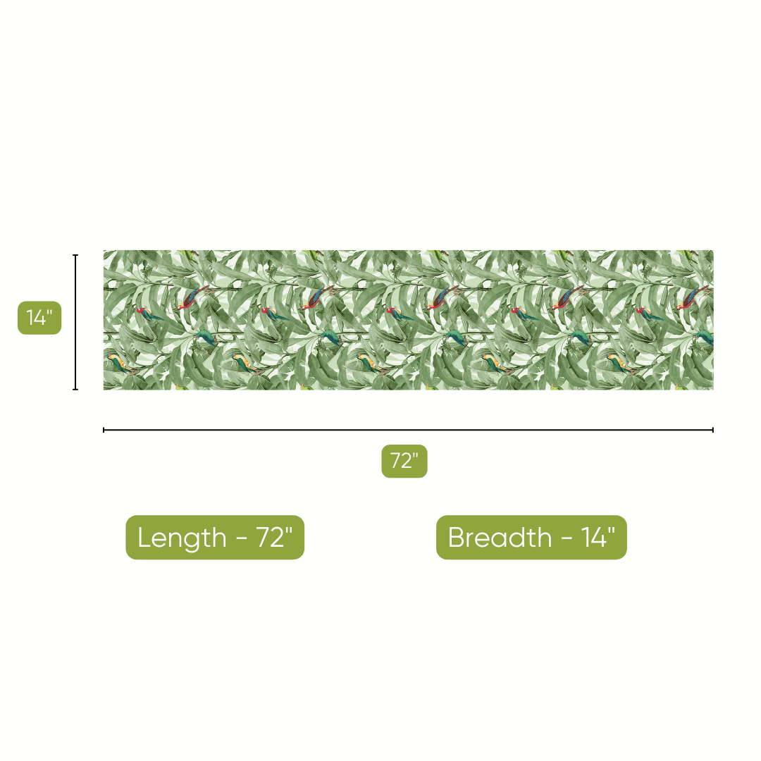 Aviary elegance Table Runner - 6 Seater