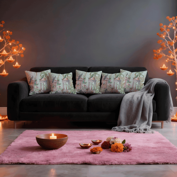 Bagh-e-Bahar Garden Cushion Cover