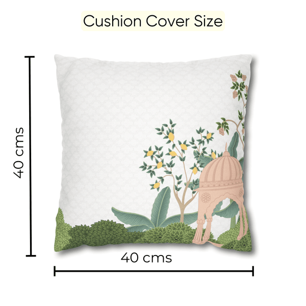 Blissful Arch Velvet Cushion Cover