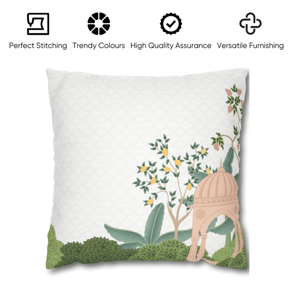 Blissful Arch Velvet Cushion Cover