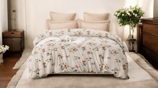 Blissful Blossoms Floral Bedsheet