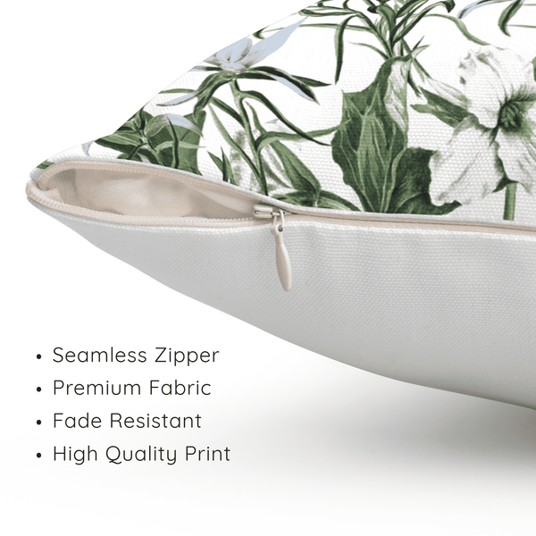 Blossom Embrace Velvet Cushion Cover