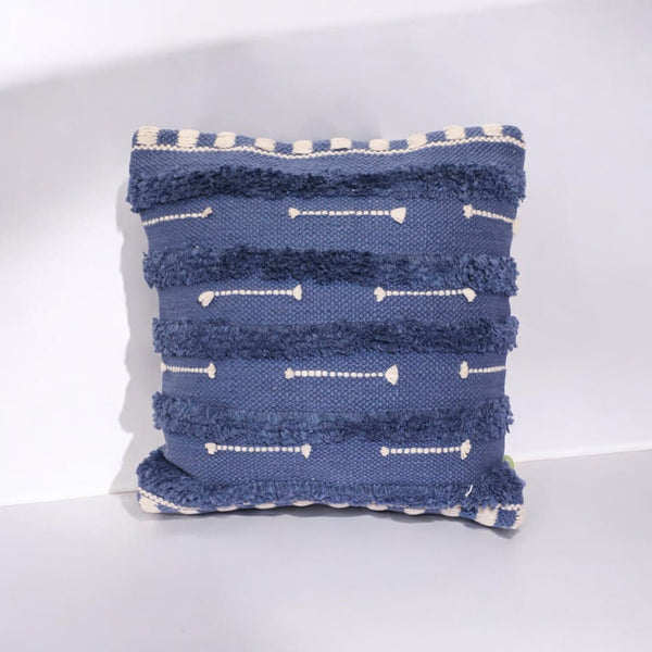 Blue Horizon Tufted Cushion Cover - Set of 5