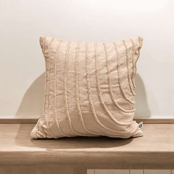 Blush Wave Tufted Cushion Cover- Set of 5