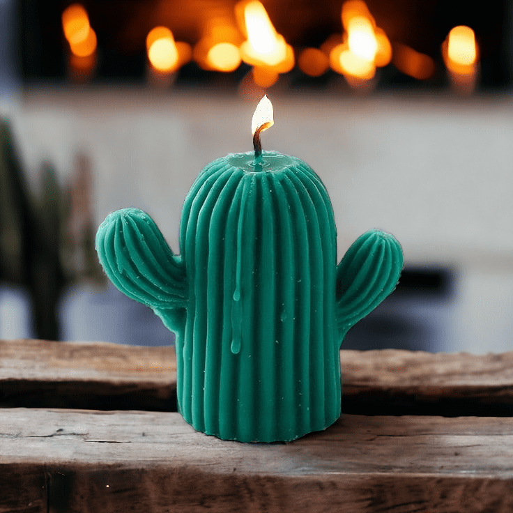 Cacti Glow Christmas Candle - Set of 2