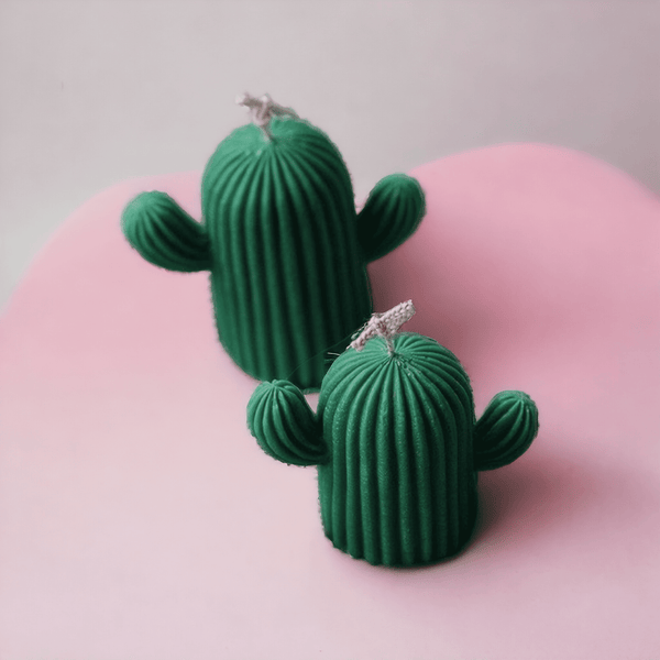 Cacti Glow Christmas Candle - Set of 2