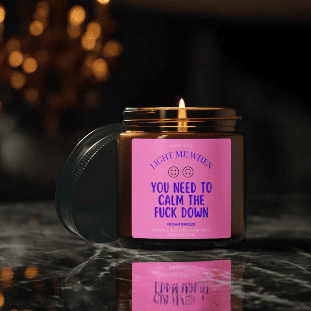 Calm Bliss Valentine Love Candles Ocean Breeze Soy Wax Candle