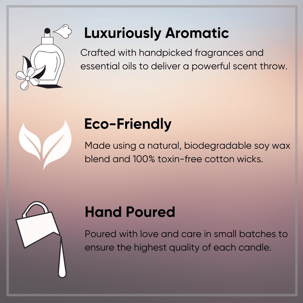 Calm Bliss Valentine Love Candles Ocean Breeze Soy Wax Candle