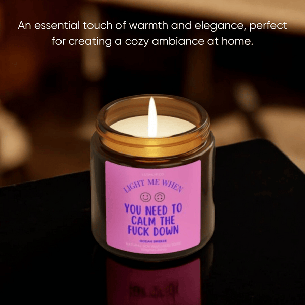 Calm Bliss Valentine Love Candles Ocean Breeze Soy Wax Candle