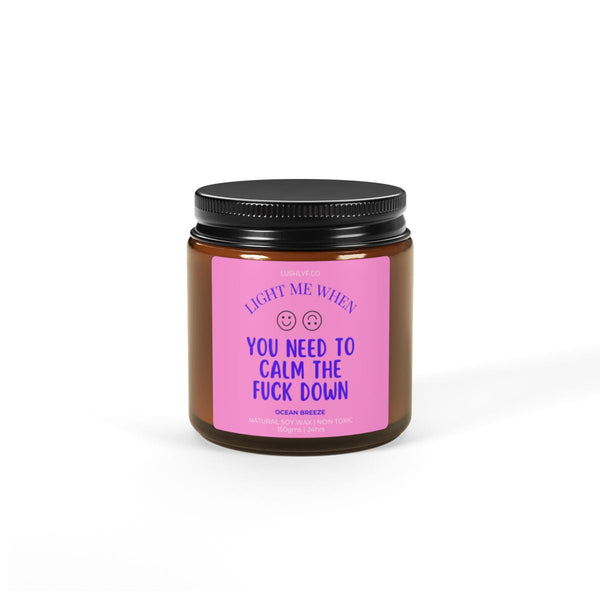 Calm Bliss Valentine Love Candles Ocean Breeze Soy Wax Candle