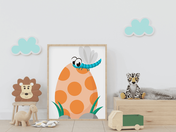Curious Caterpillar - Framed Wall Art