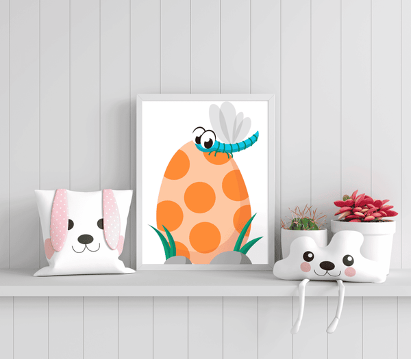 Curious Caterpillar - Framed Wall Art