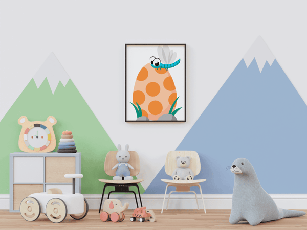 Curious Caterpillar - Framed Wall Art