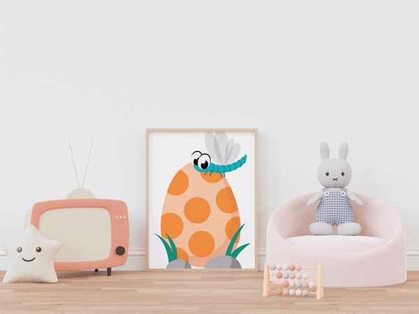 Curious Caterpillar - Framed Wall Art