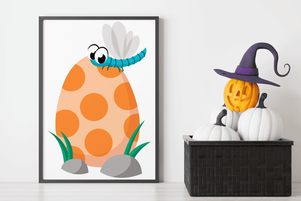 Curious Caterpillar - Framed Wall Art