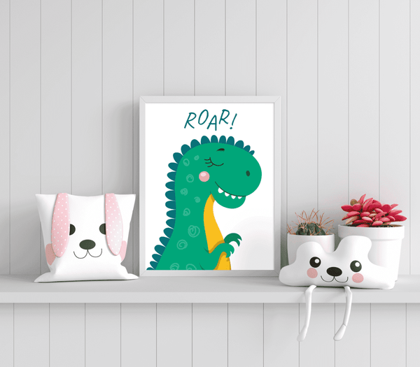 Dino Delight - Framed Wall Art